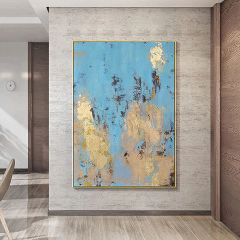 Landscape- Gold and Blue, Kingdom The Fauna Place