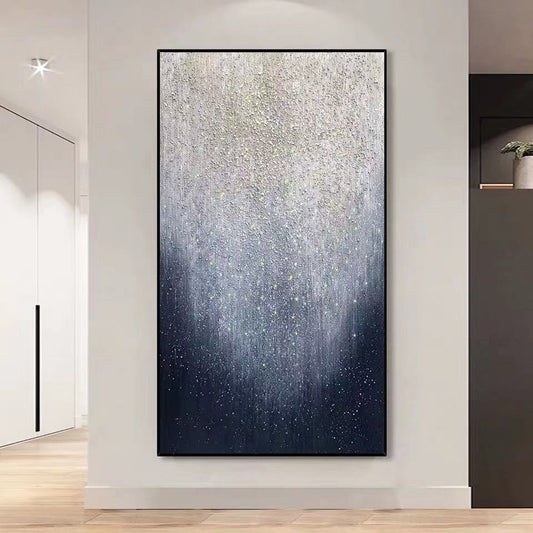 Large Size Hand Painted Oil Painting On Canvas Stars Shine Modern Home Decor Abstract Wall Art Picture For Living Room Gift The Fauna Place