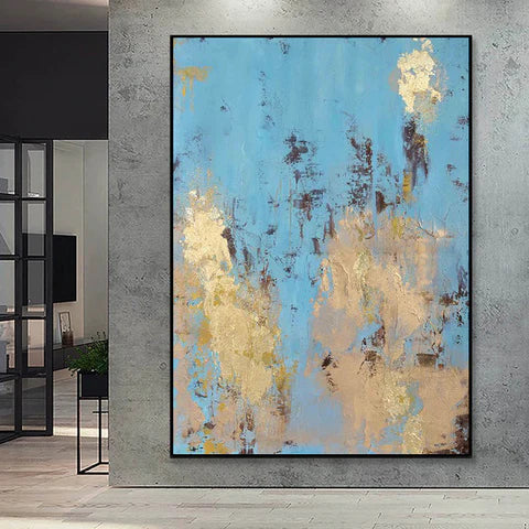 Landscape- Gold and Blue, Kingdom The Fauna Place