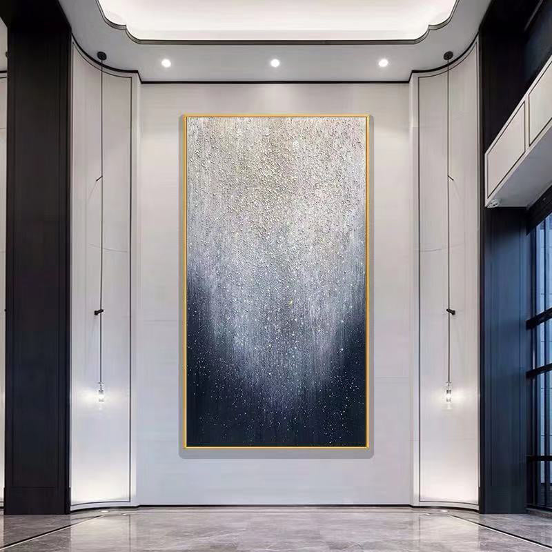 Large Size Hand Painted Oil Painting On Canvas Stars Shine Modern Home Decor Abstract Wall Art Picture For Living Room Gift The Fauna Place