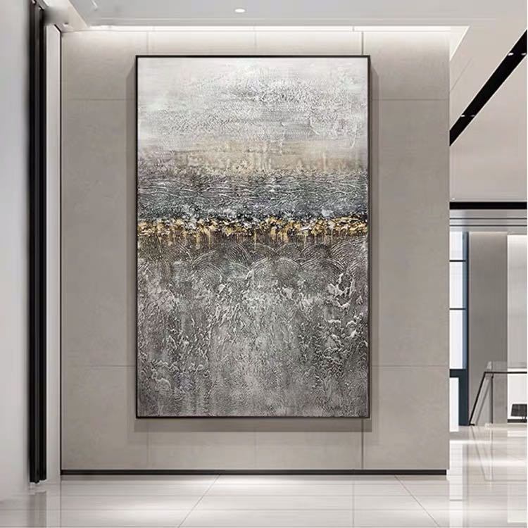 Handmade Abstract Oil Painting Wall Art Modern Bright Color Abstract Picture On Canvas Home Decoration For Living Room No Frame The Fauna Place