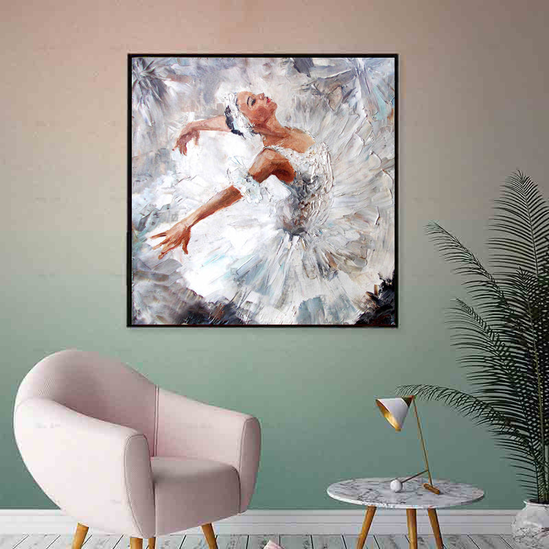 Modern canvas wall art famous sunflower flower decoration hand painted abstract oil painting canvas living room wall decoration painting The Fauna Place