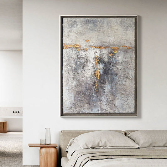 Ha's Art Top Selling Handmade Abstract Oil Painting Wall Art Modern Minimalist White Picture Canvas Home Decor For Living Room Bedroom No Frame The Fauna Place